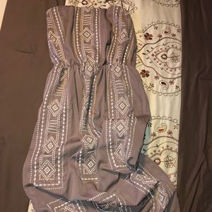 Gianni Bini strapless full length dress